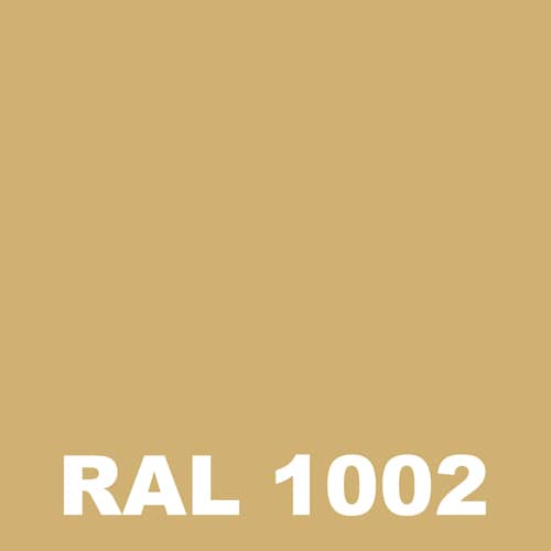 Laque Antirouille - Metaltop - Jaune sable - RAL 1002 - Pot 1L 1
