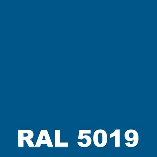 Laque Antirouille - Metaltop - Bleu capri - RAL 5019 - Pot 5L 1