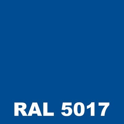 Peinture Fer Rouille - Metaltop - Bleu signalisation - RAL 5017 - Pot 5L 1