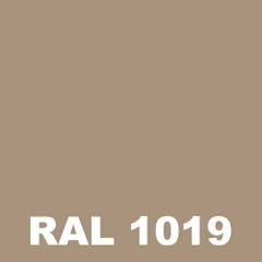 Laque Antirouille - Metaltop - Beige gris - RAL 1019 - Pot 25L 1