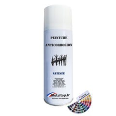 Peinture Anticorrosion - Metaltop - Brun rouge - RAL 8012 - Bombe 400mL 0