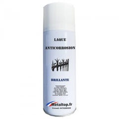 Laque Anticorrosion - Metaltop - Noir signalisation - RAL 9017 - Bombe 400mL 0