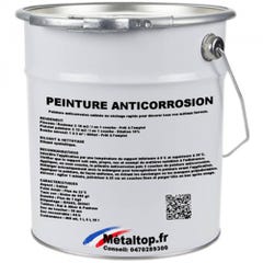 Peinture Anticorrosion - Metaltop - Brun acajou - RAL 8016 - Pot 25L 0