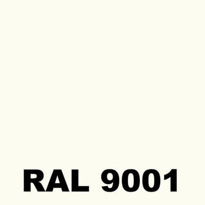 Peinture Fer Rouille - Metaltop - Blanc crème - RAL 9001 - Bombe 400mL 1
