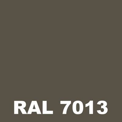 Peinture Fer Rouille - Metaltop - Gris brun - RAL 7013 - Bombe 400mL 1