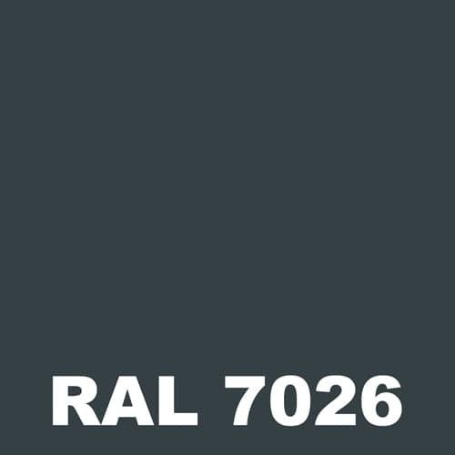 Peinture Direct Rouille - Metaltop - Gris granit - RAL 7026 - Pot 5L 1