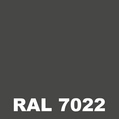 Peinture Fer Rouille - Metaltop - Gris terre dombre - RAL 7022 - Pot 5L 1