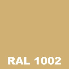 Peinture Acier Antico - Metaltop - Jaune sable - RAL 1002 - Bombe 400mL 1