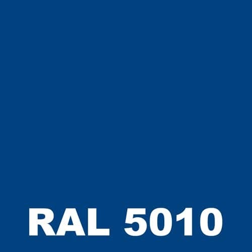 Laque Antirouille Marine - Metaltop - Bleu gentiane - RAL 5010 - Pot 5L 1