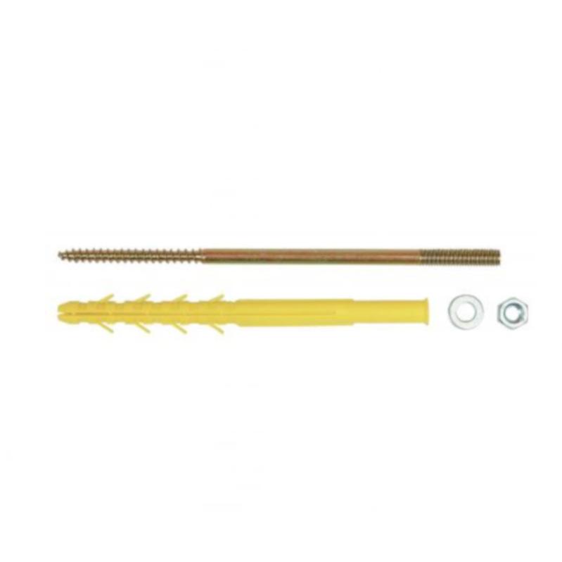 Sachet de 2 chevilles radiateur léger ING Fixations - Pour doublage plaque de plâtre + isolant - Longueur 160mm