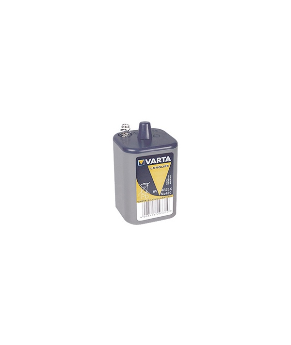Pile 6V 4R25 pour usage professionnel