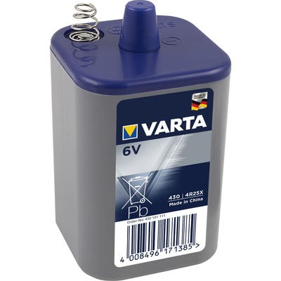 Pile de lanterne Professional 430 au chlorure de zinc 4R25X 6V - VARTA - 430101111 0