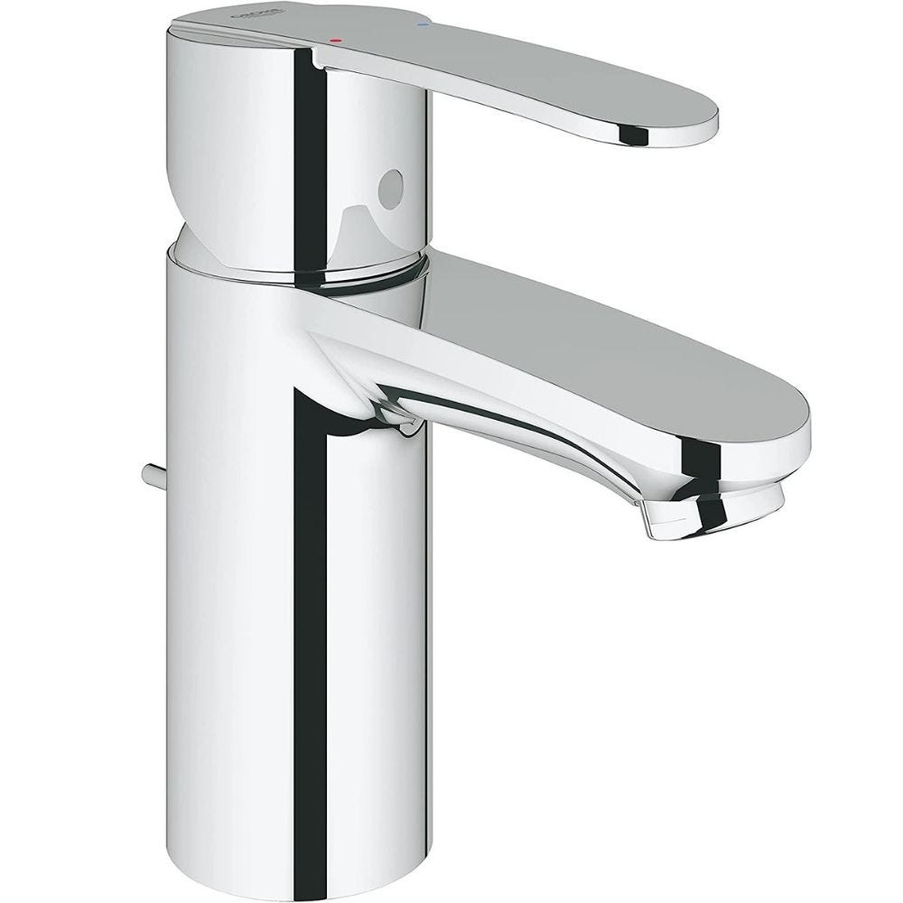 Mitigeur lavabo GROHE Quickfix Wave Cosmopolitan taille S + nettoyant GrohClean 6