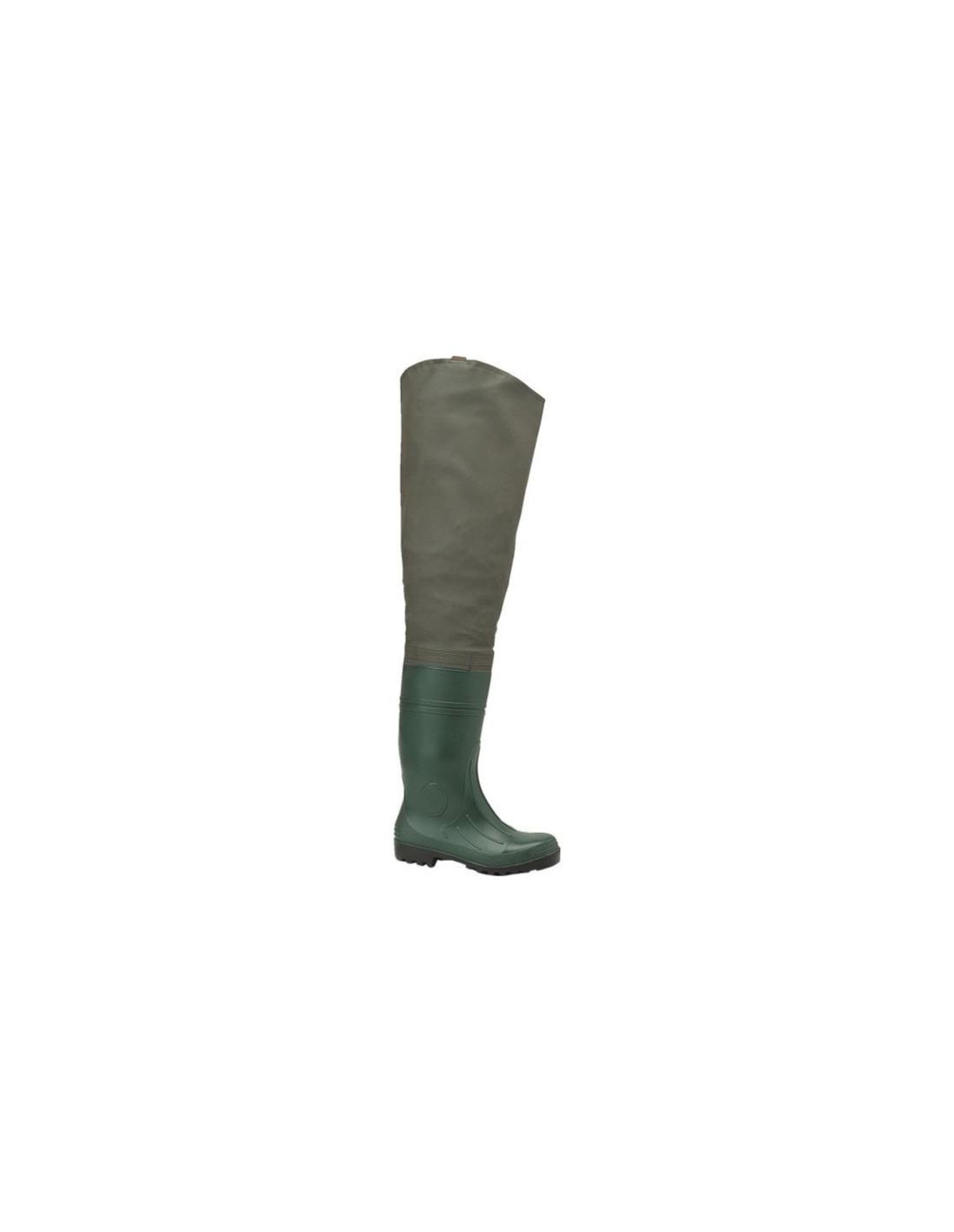 Cuissarde pvc securite colorado coloris vert pointure 46