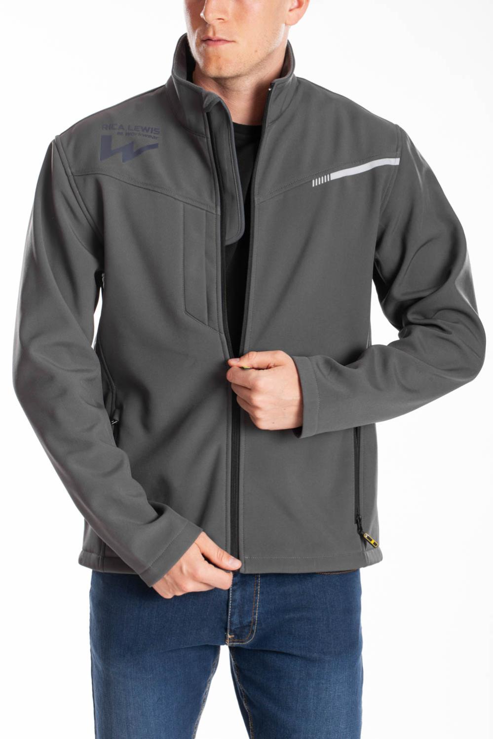 Veste softshell coupe confort BOBBY gris m
