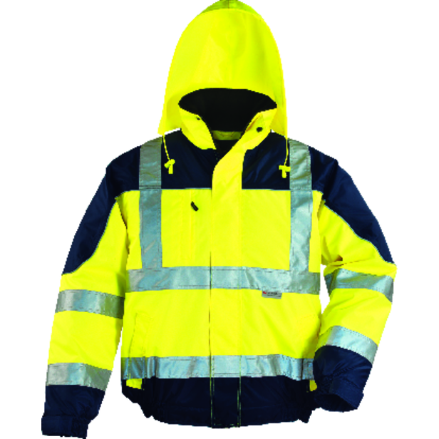 AIRPORT Blouson Jaune HV/Marine, Polyester Oxford 300D - COVERGUARD - Taille 3XL 1