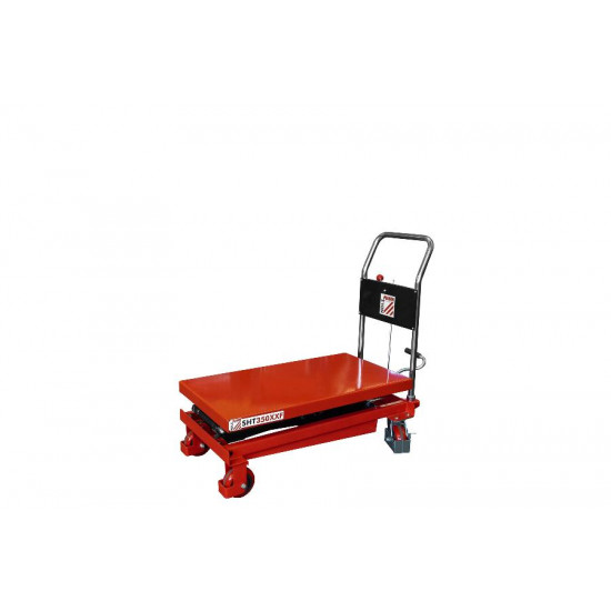 Chariot à table élévatrice à double ciseau HOLZMAN - charge 350 kg - SHT350XXF