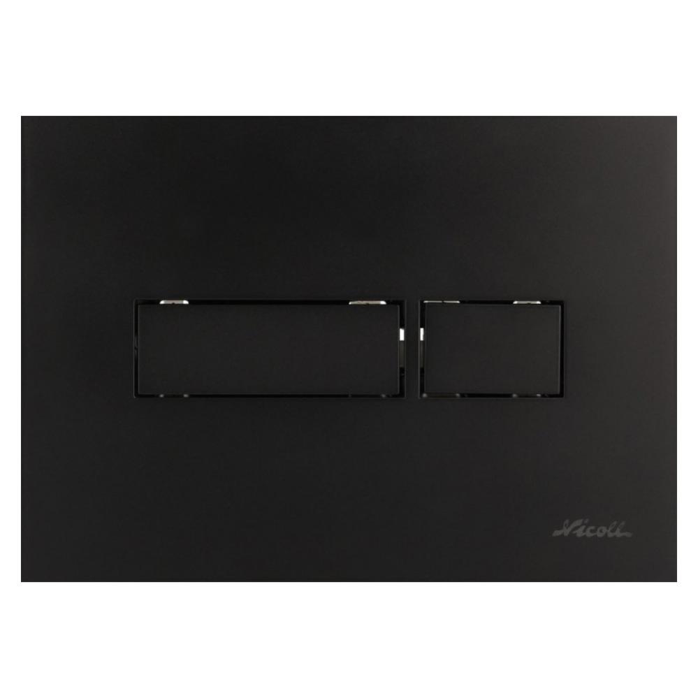 Plaque de commande 2 volumes happy support design rec noir