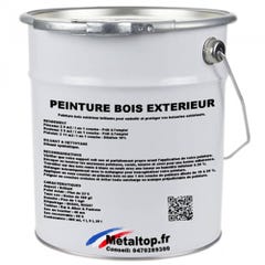 Peinture Bois Exterieur - Metaltop - Blanc signalisation - RAL 9016 - Pot 1L 0