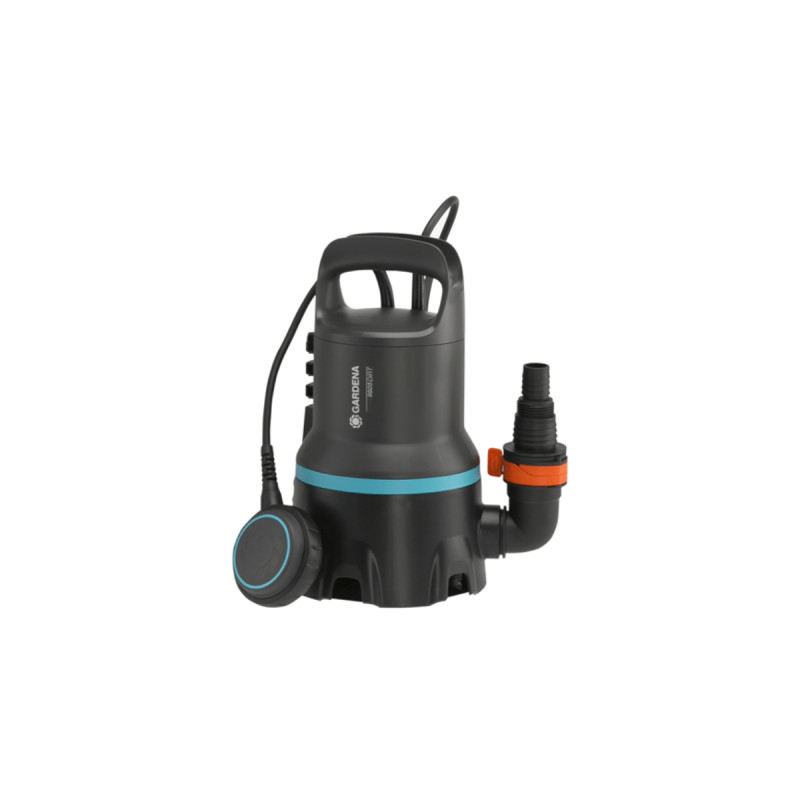 Pompe d'évacuation GARDENA - Pour eaux chargées - 300W - 9000 l/h - 9040-20