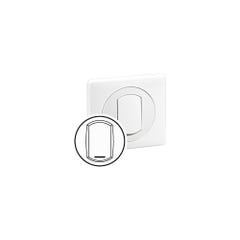 Legrand 067805 Enjoliveur Céliane Blanc Pour Commandes D'éclairage Simples Avec Porte-étiquette 1