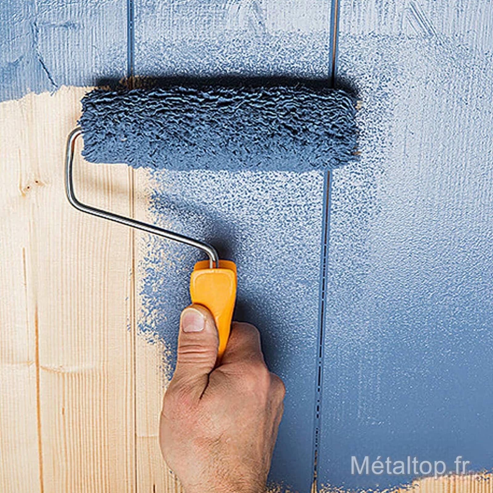 Peinture Bois Interieur - Metaltop - Bleu de sécurité - RAL 5005 - Pot 20L 2