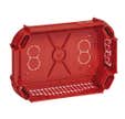 Boîte complète BATIBOX maçonnerie pour dérivation rectangulaire 165 x 115 x 40mm - LEGRAND - 089273