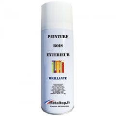 Peinture Bois Exterieur - Metaltop - Jaune pastel - RAL 1034 - Bombe 400mL 0