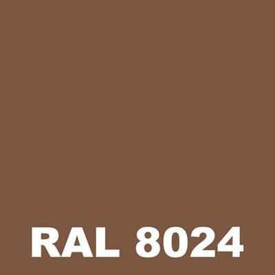 Peinture Bois Exotique - Metaltop - Brun beige - RAL 8024 - Pot 25L
