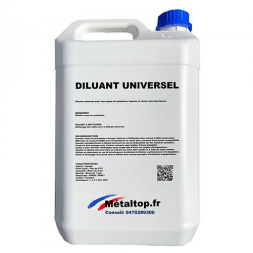 Diluant Universel - Metaltop - Incolore - RAL Incolore - Pot 60L 0