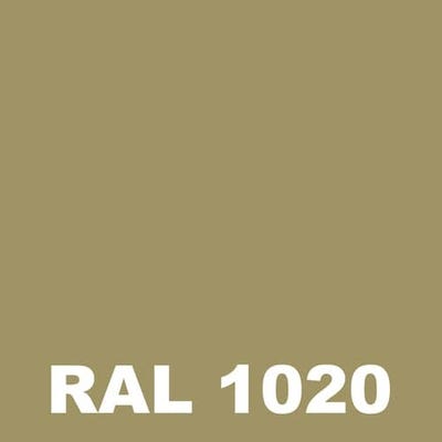 Peinture Bois Interieur - Metaltop - Jaune olive - RAL 1020 - Pot 5L
