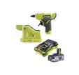 Pack RYOBI Pistolet à colle 18V OnePlus RGLM18-0 - 1 Batterie 3.0Ah High Energy - 1 Chargeur ultra rapide