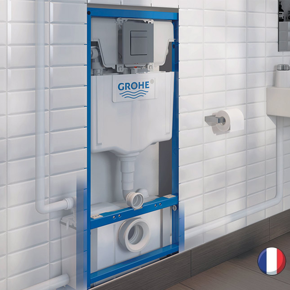 Broyeur WC adaptable WATERMATIC Waterwall avec bâti support GROHE