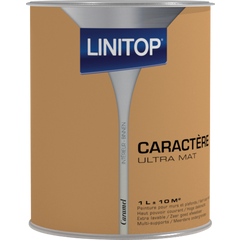 Peinture ultra mat pour murs et plafonds Owatrol LINITOP CARACTÈRE Caramel (ox61) 1 litre 0