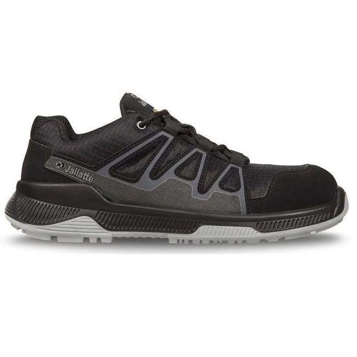 Jallatte - Chaussures de sécurité basses noire et grise JALCATCH SAS ESD S1P SRC - Noir / Gris - 43 0