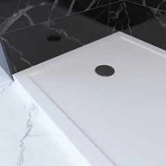 Receveur acrylique blanc 80x160x5,5cm - WHITENESS 160 2