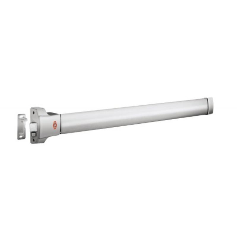 Serrure antipanique à barre d enfoncement 1 point - Type PJ 1000 coloris noir RAL 9005