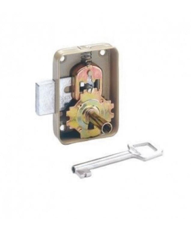 Serrure armoire encastrable Paris 60x35G canon 40 mm - VACHETTE - 11447000