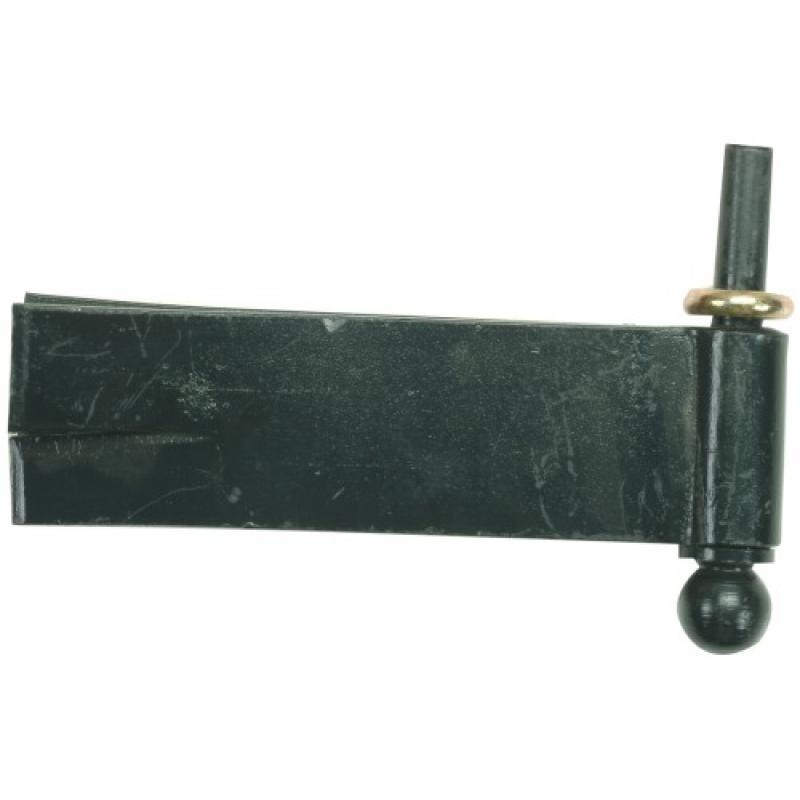 Gond à sceller pour pentures équerres à boule acier phorétique noir axe Ø 14 mm