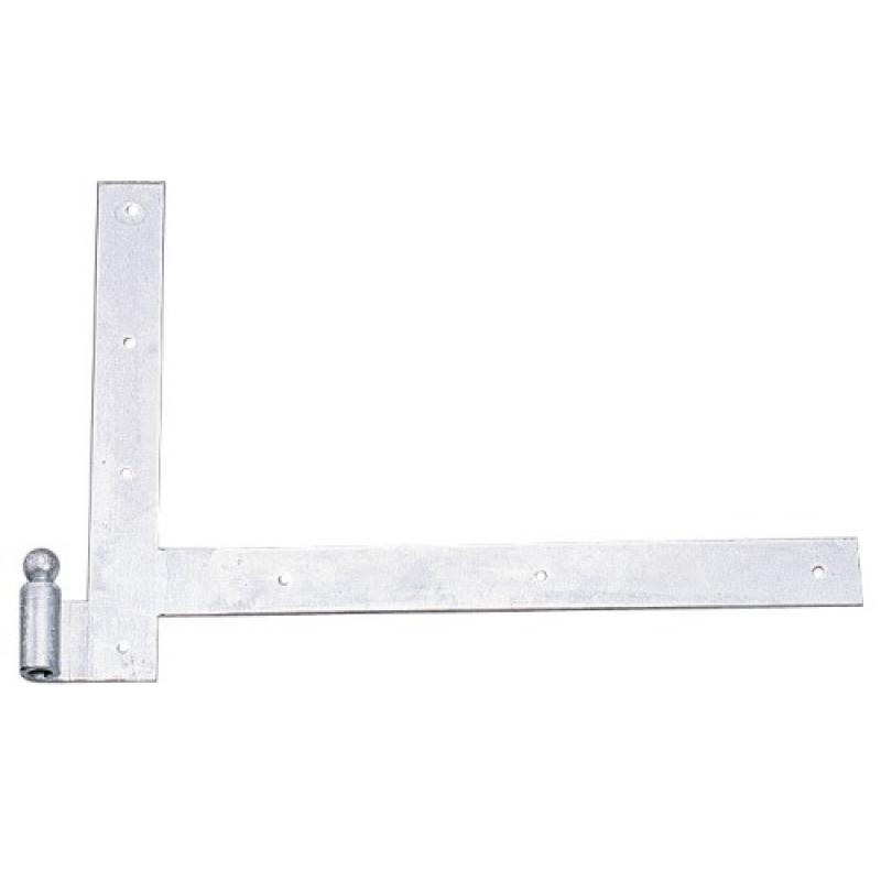 Pivot équerre droit à boule en acier galvanisé 600 x 800 mm