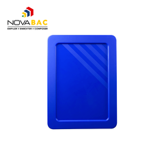 Couvercle pour bacs gerbables Novabac coloris bleu roi 54 litres 1