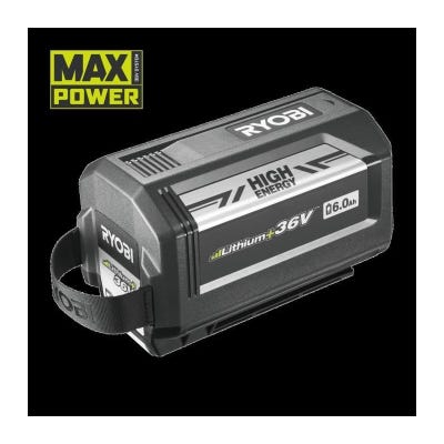 Batterie RYOBI - RY36B60B - 36V Max Power - 6.0Ah ❘ Bricoman