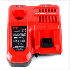 Chargeur rapide multitension M12 18FC Milwaukee 4932451079 3