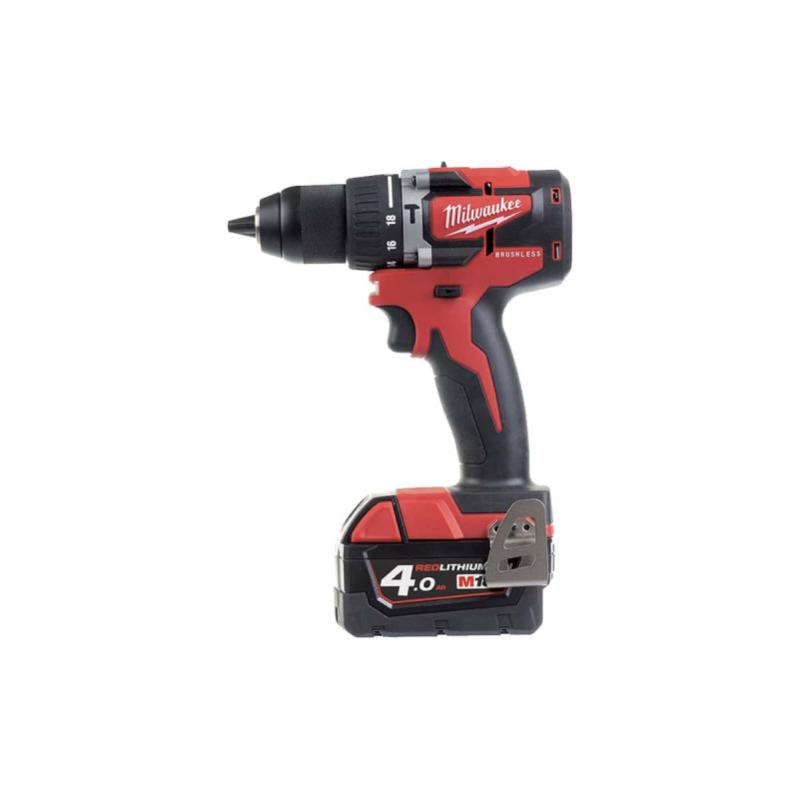 Perceuse Visseuse MILWAUKEE Brushless M18 CBLPD-402C -2 batteries 4.0Ah- 1 chargeur - 4933464537