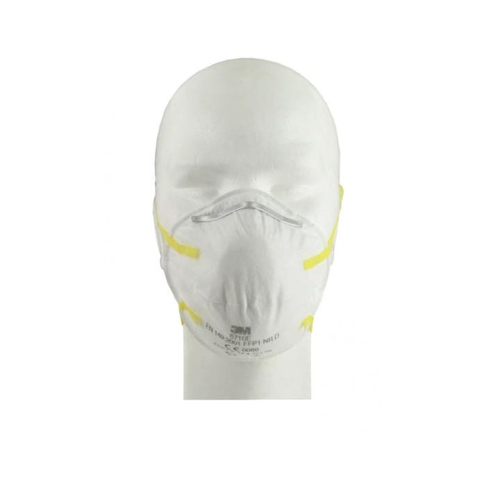 Masque 3M 8710 anti-poussières FFP1 sans soupape x 20 3