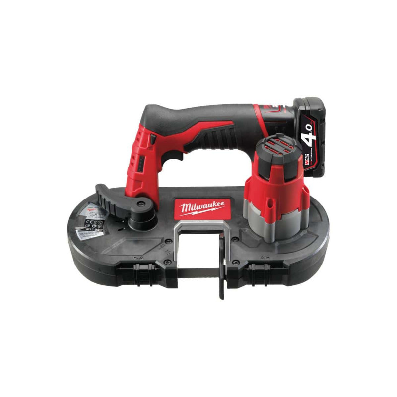 Scie à ruban MILWAUKEE M12 BS-402C 12V - 2 batteries 4.0 Ah - 1 chargeur 4933441805
