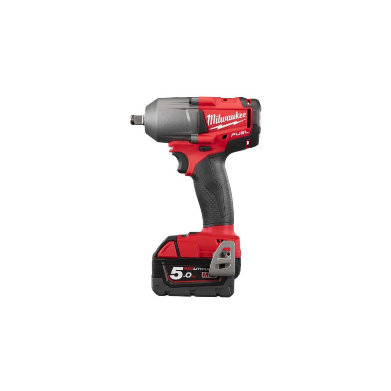 Boulonneuse à chocs MILWAUKEE M18 FMTIWF12-502X - 2 batteries 18V 5.0Ah - 1 chargeur M12-18FC 4933459185