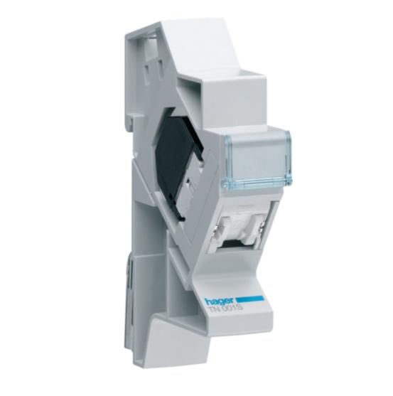 Hager Tn001s Connecteur Rj45 Cat.5e Ftp + Support