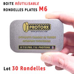 Rondelle Inox M6 : Boite 30 Pcs Plate LARGE Acier Inoxydable A2 | Usage Interieur et Exterieur | (Diam.int = 6,4mm x Diam.ext = 18mm) 4