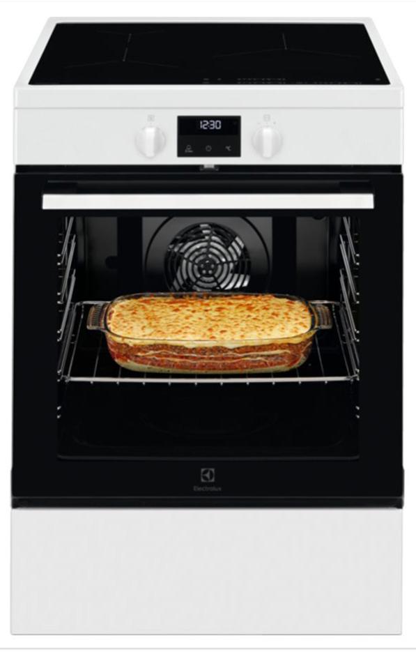 Cuisinière induction Électrique 73L ELECTROLUX 7200W 59.6cm, LKI64850BW